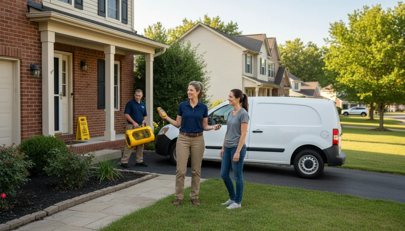 Water restoration image for Water Damage & Restoration Services in Safford, AL